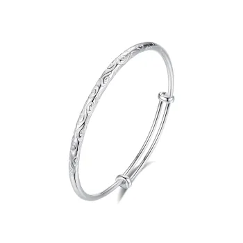 LIPSW 999 Fine Silver Bangles Women's