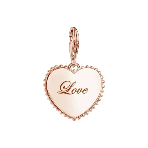 Thomas Sabo Rose Gold-Plated Swarovski Remix Charms / Pendants Womens Rose Gold Women's Gold