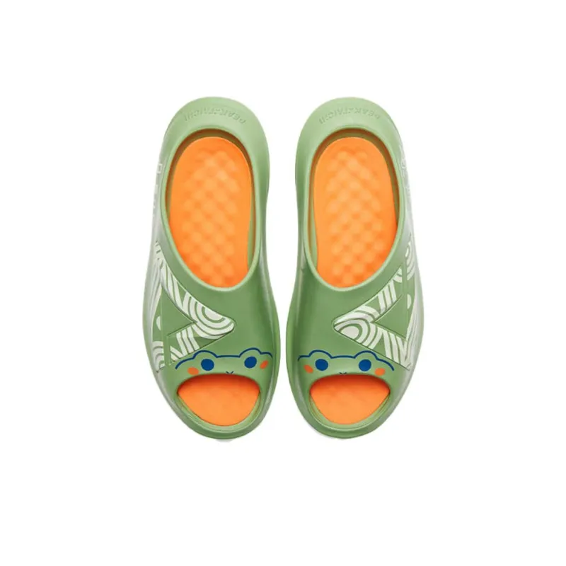 PEAK Basketball Culture Series Slide Slippers Men's Emerald Green-2