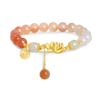 Lao Feng Xiang Agate Bracelets Unisex