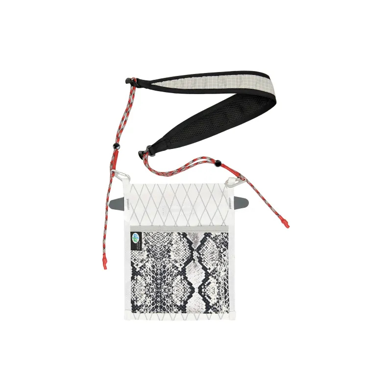 The MAD HATcher Polyamide Saddle Pouch Bag, Crossbody Bag Unisex White-1