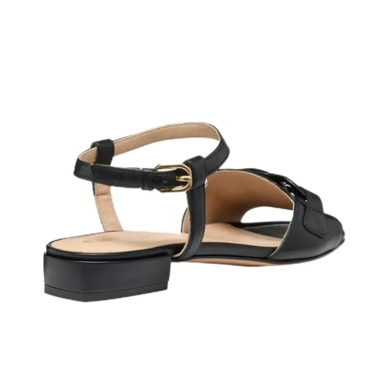 GEOX New Eraklia One Strap Sandals Women's Black-4