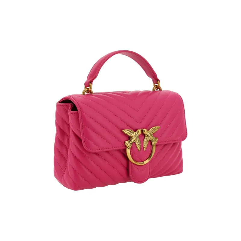 PINKO Sheepskin Handbag Women's Pink-1