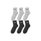 Mixed Color 6 Pack (3 Gray+3 Black)