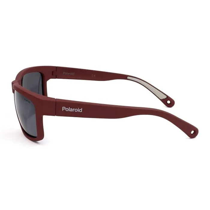 Polaroid Rectangular Sunglasses Men's Brown-2