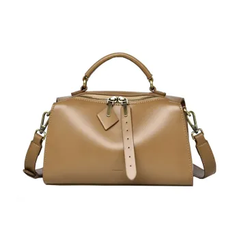 BEMIX PETS PU One Shoulder Handbags Women's Milk Tea Card