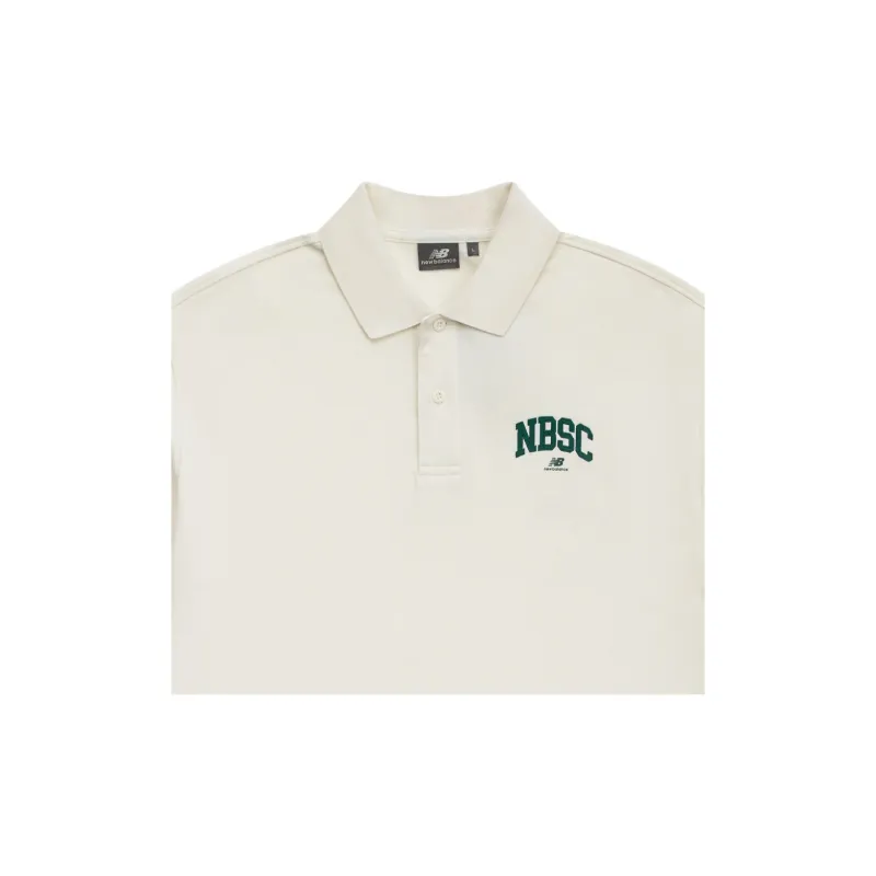 New Balance SS23 Polo Shirt Men's White-3