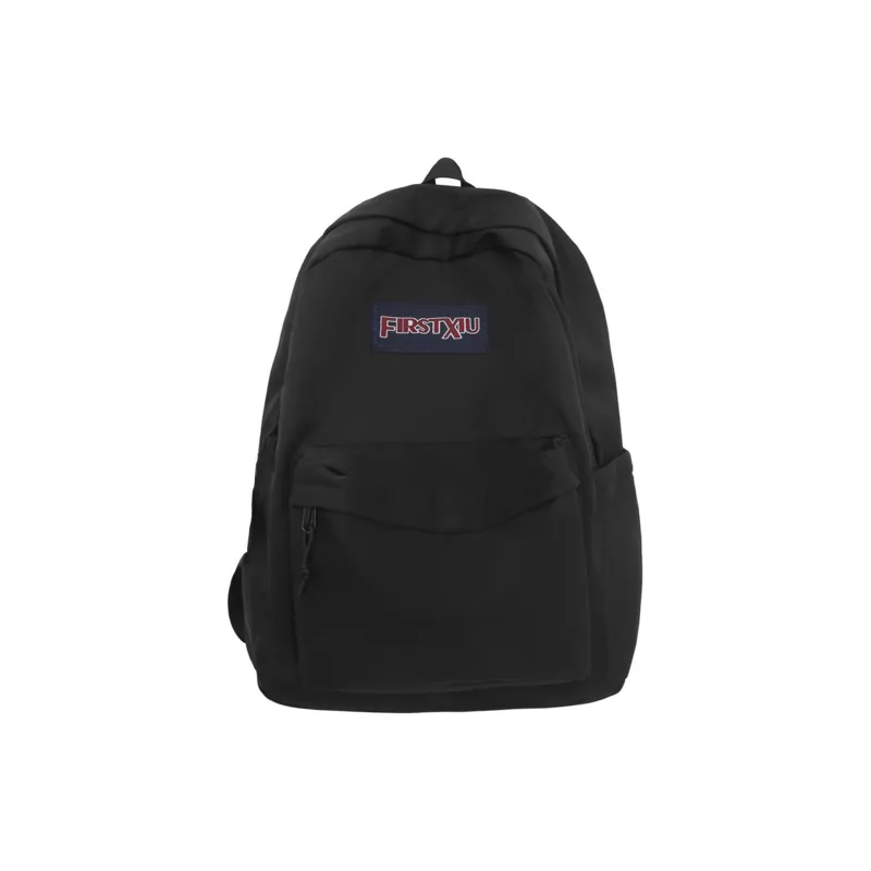 TAKI Nylon Versatile Fashion Students Backpack Regular Unisex Couple's Version Multicolor-0
