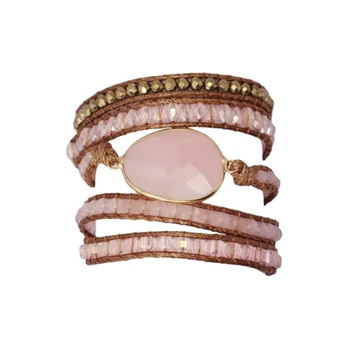 ANARTXY Steel Bracelets Unisex Pink