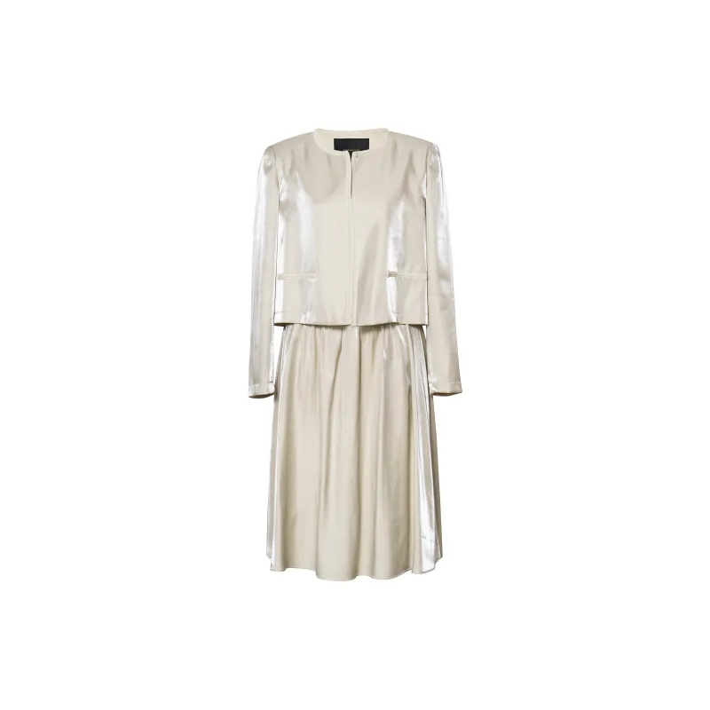 ROEYSHOUSE Skirt Set Women's Apricot-1