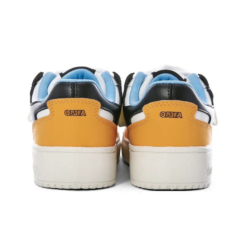 Lovely You Lightweight And Breathable Low Top Skateboard Shoes Women's Orange-4