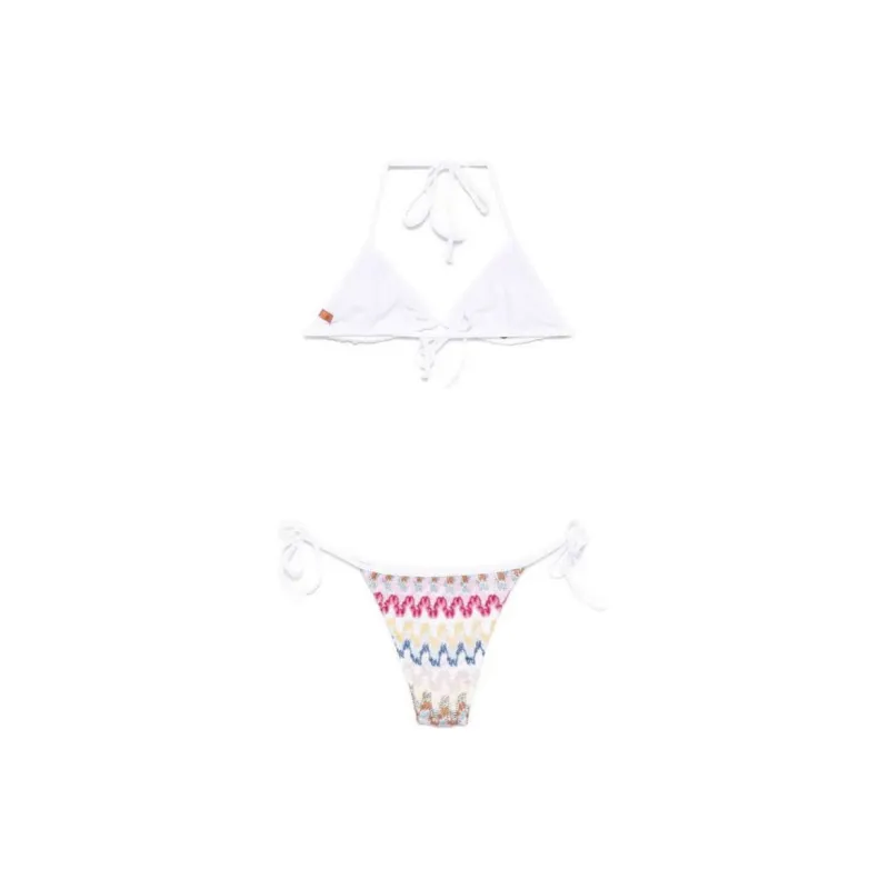 MISSONI Lace Triangle Bikini Set-1