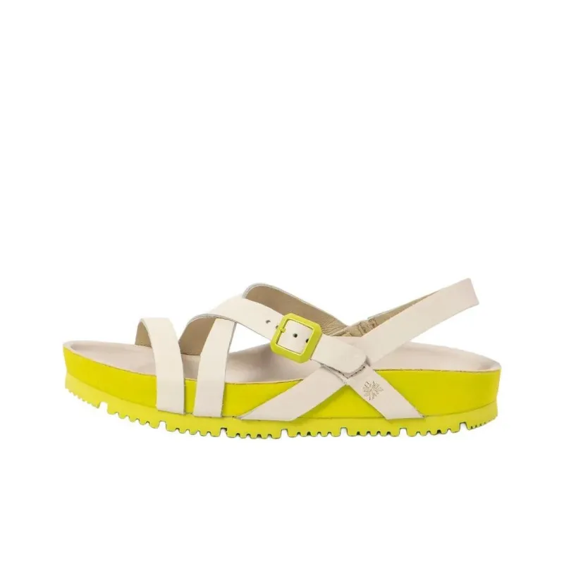 Art BURDEOS Strap Sandals Women's Beige-0