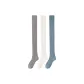 [over-The-Knee Socks 3-Pack]Gray+White+Navy Blue