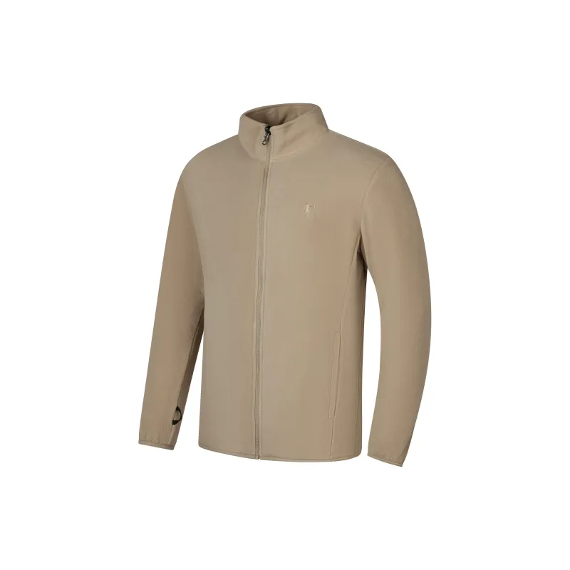QIAODAN Mountain God Series Waterproof And Windproof To Keep Warm Windbreaker Jacket Men's Gravel Color-2