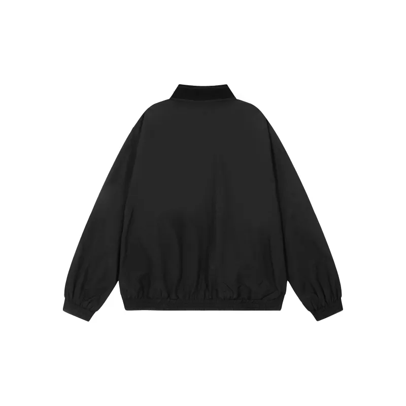 WLNEXT Casual Suit American Oversize Half Zip Jackets & Coats Unisex-1