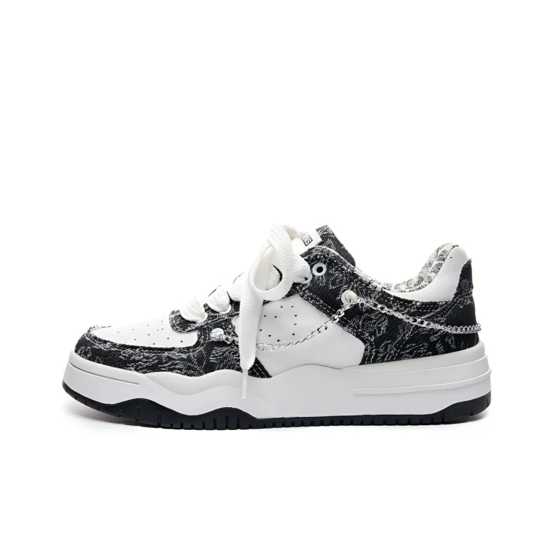 LAZY BONS Height Increasing Abrasion Resistant Lightweight Breathable Slip Resistant Low Top Skateboard Shoes Unisex-6