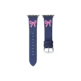 Blue Denim-Pink Bowknot