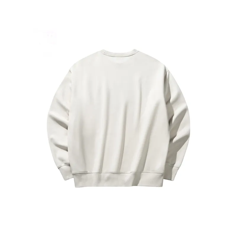 CHAOJIANTA Sweatshirt Unisex Fishbelly White-1