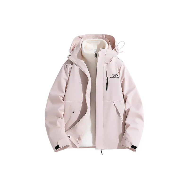 ROBINHOOD Water Resistant Windproof Breathable Warm Water Repellent Windbreaker Jacket Unisex-4