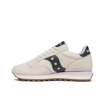 Saucony Jazz Original Breathable And Slip Resistant Low Top Casual Shoes Women's Cream Black