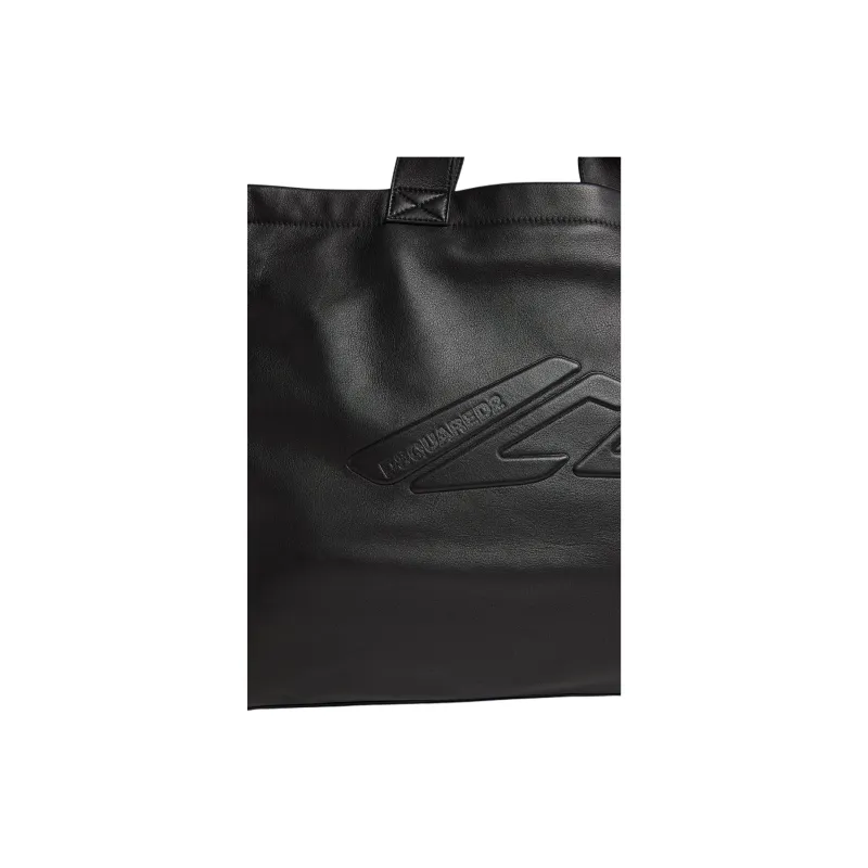 DSQUARED 2 Icon Logo Embossed Large Tote Bag-4