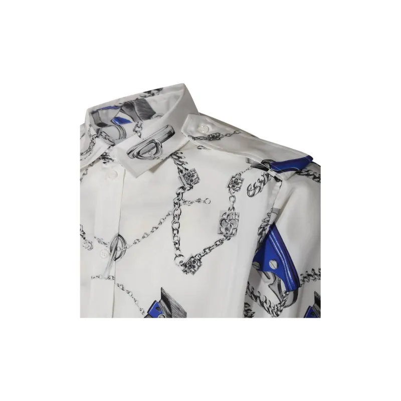 Burberry Knight Hardware Silk Shirt-2