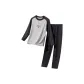 JDX-Patchwork Clothing Sets in Dark Gray