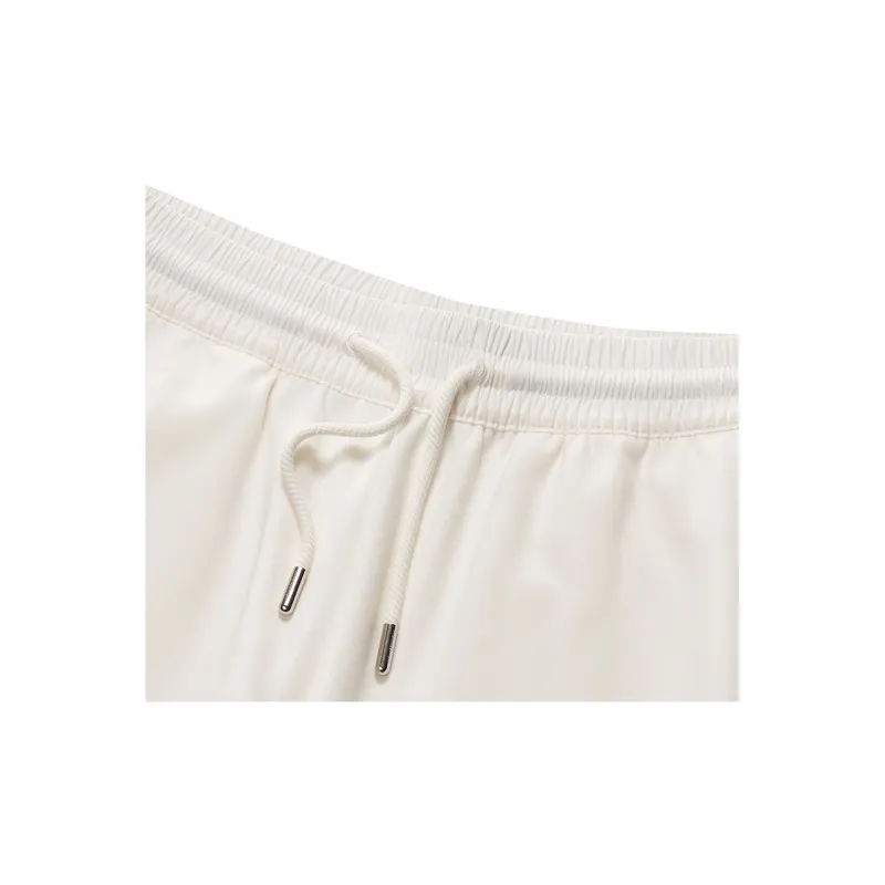 FILA FUSION Knitted Sports Pants Women's Cloud White-6