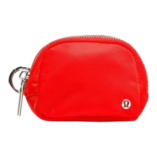 Lululemon Everywhere Nylon Coin Purse Extra Mini Unisex Red