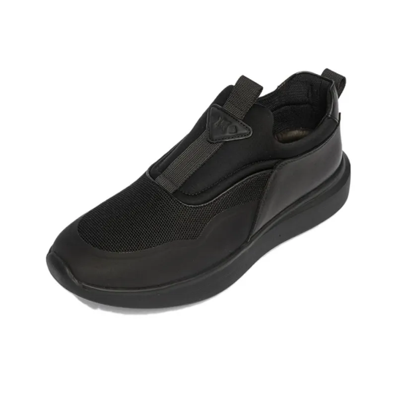 DIKENI Low Top Casual Shoes Men's Black-1