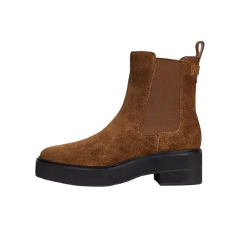 LAUREN RALPH LAUREN Adrianna Short Chelsea Boots Women's Brown