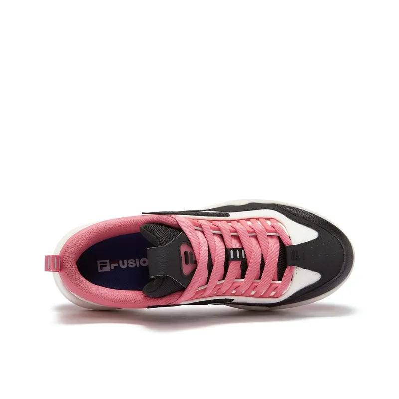 FILA FUSION Anti Slip Wear Resistant Low Top Skateboard Shoes Women's Pink-2
