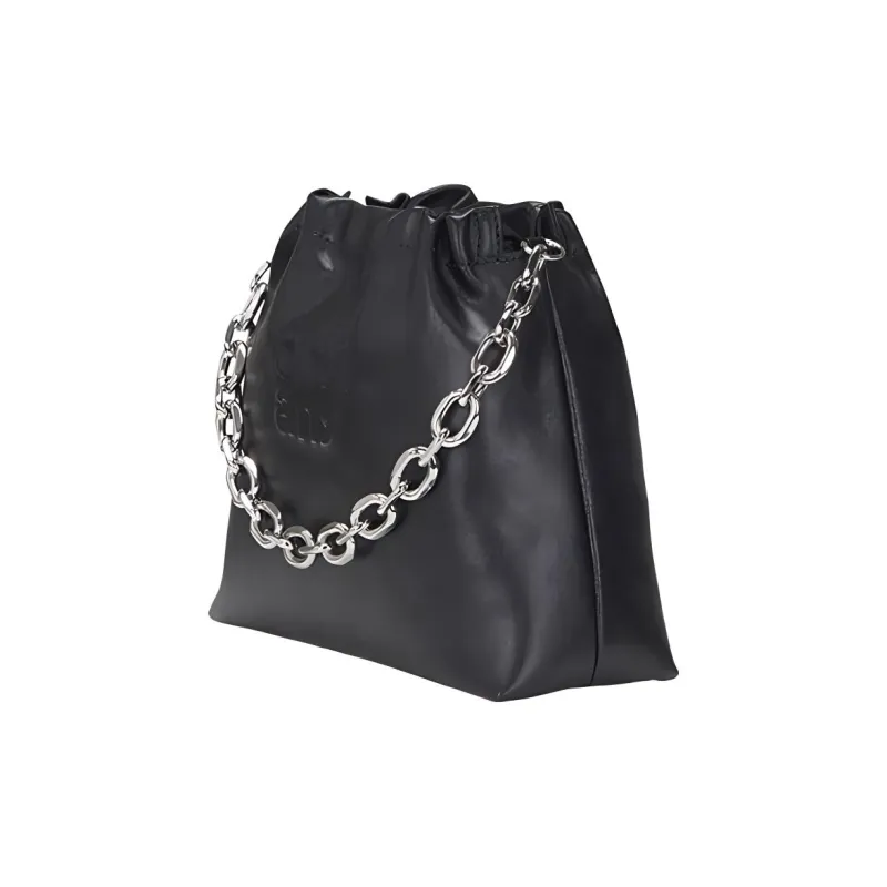 ORYANY Cow Leather Handbag Shoulder Bag Crossbody Bag Regular Women's Black-2