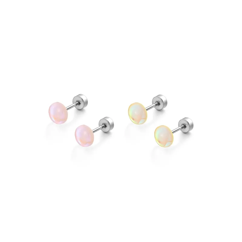 JAY Resin Stud Earrings Women's-11
