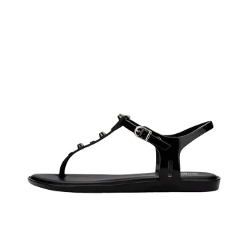 MELISSA Solar Studs One Strap Sandals Women's Black