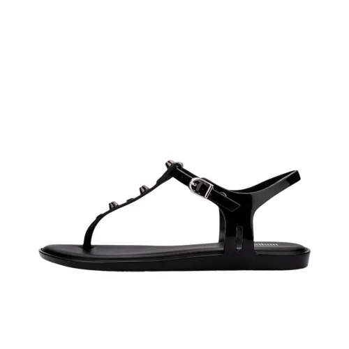 MELISSA Solar Studs One Strap Sandals Women's Black