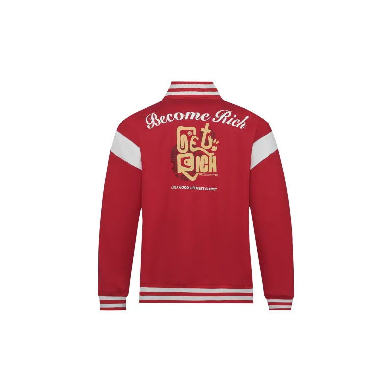 361° Jackets Coats Unisex University Red/Cream White-1