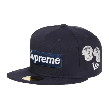 Supreme Jerseys Box Logo New Era Fitted Hat