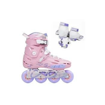 FLYING EAGLE Inline Skates Unisex Pink/Purple+Protective Gear