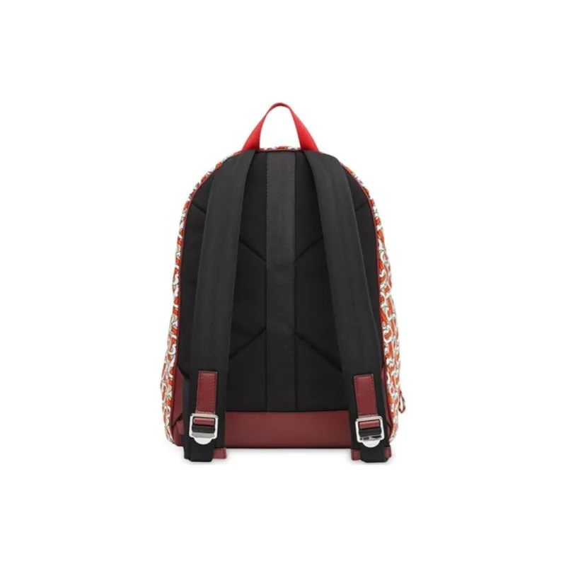 Burberry Cow Leather Backpack Women's Red-3