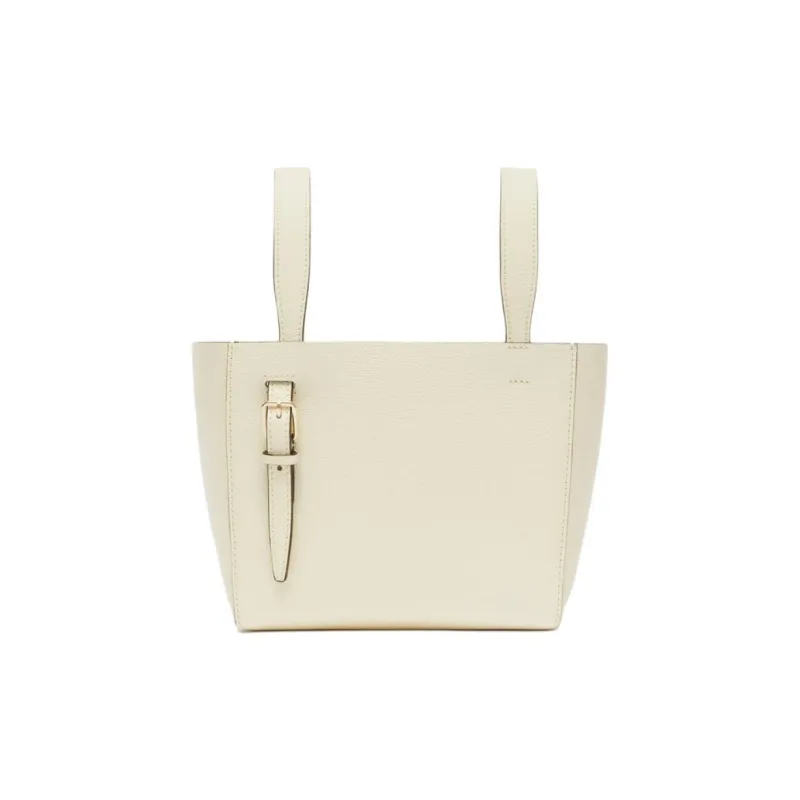 Valextra Millepunte Calfskin One Shoulder Handbag Extra Mini Women's Pegamona White-2