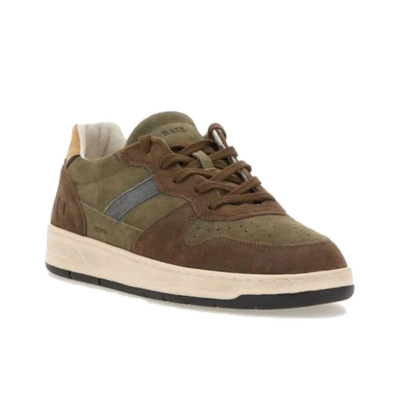 D.A.T.E Court 2.0 Powder Low-Top Skateboard Shoes Men's Green-2