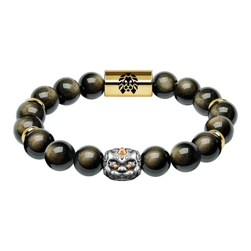 Rastaclat Obsidian Jade Bracelets Unisex-0