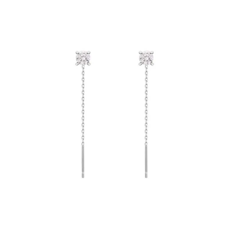 MCK 999 Fine Silver Drop Earrings Women's-2