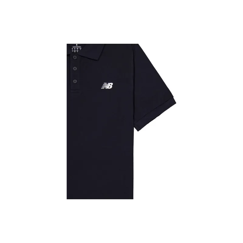 New Balance Polo Shirt Men's Black-3