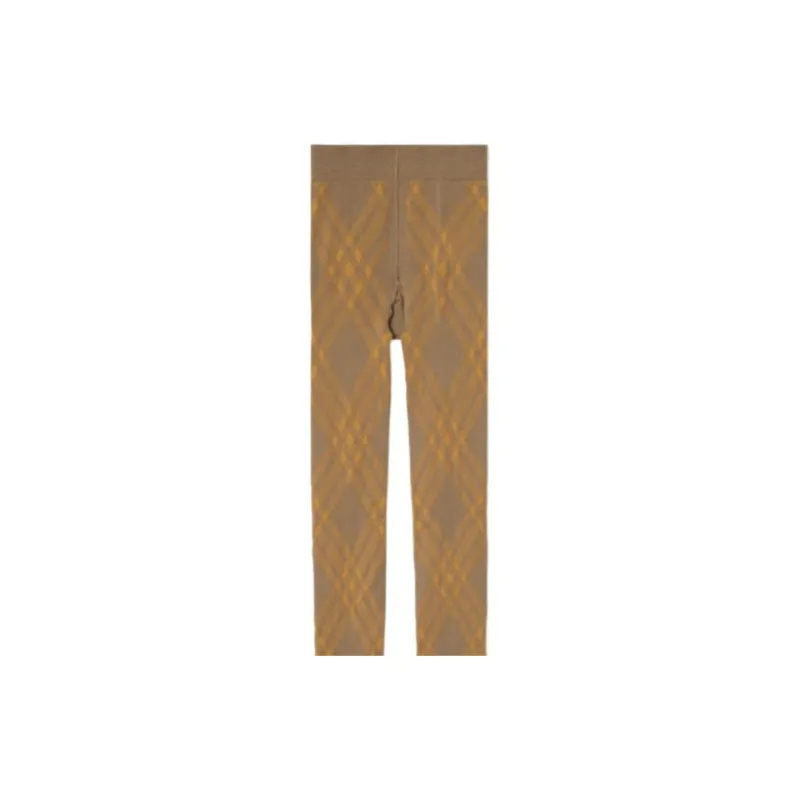 Burberry Check-pattern Wool-blend Tights-3