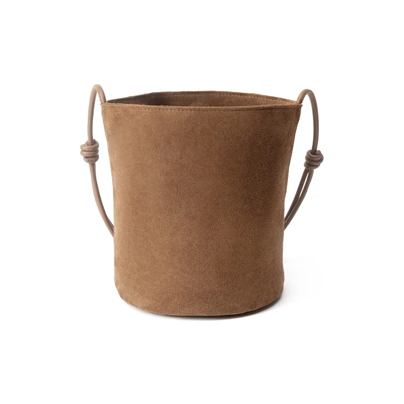 AQUASCUTUM Cow Leather Bucket Bag, Shoulder Bag Women's Multicolor-10