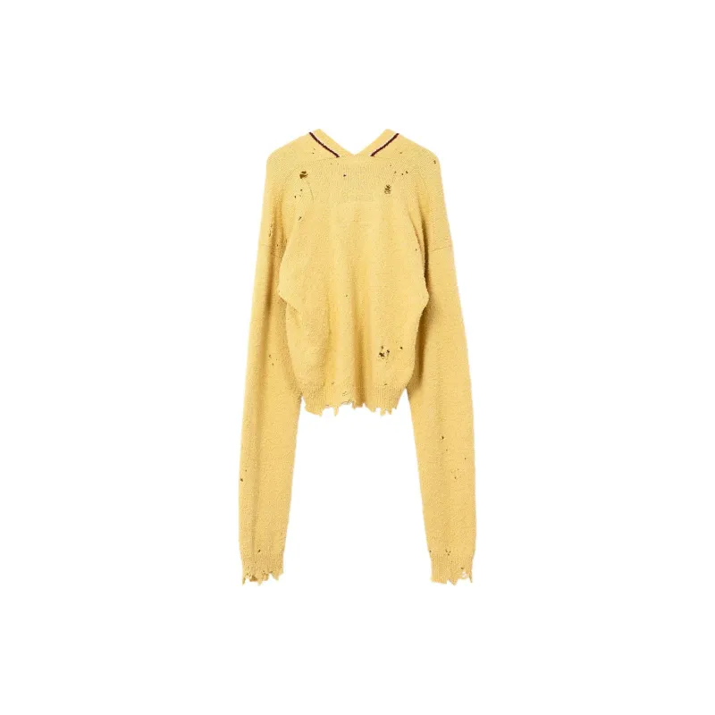 Maison Mihara Yasuhiro SS25 Knitwear Women's Yellow-1
