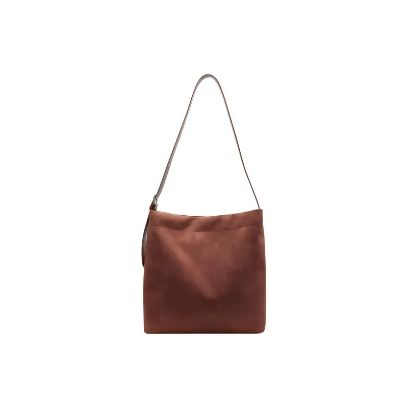 Morellybear Suede Shoulder Bag Crossbody Bag Regular Women's Black/Brown/Leopard Print/Coffee-2